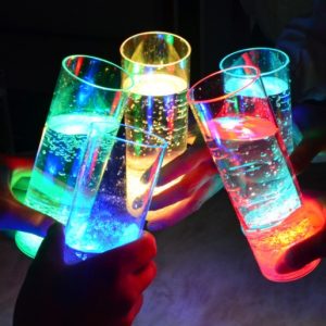 Pour Water Sensor LED Luminous Colorful Cups, Drink Cups, Banquet Atmosphere Decoration Props